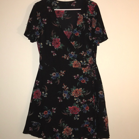 primark floral wrap dress